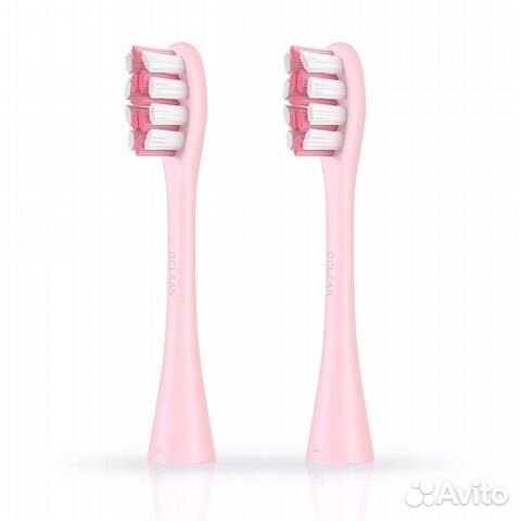 Сменные насадки для зубных щеток Oclean, Pink (2ш