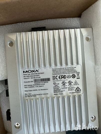 Конвертер moxa EDS-510E-3gtxsfp