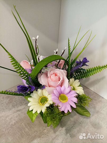 Букет цветов, интерьерная композиция