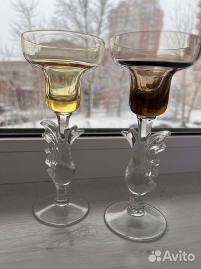 Подсвечники «Птица счастья» Гусь-Хрустальный