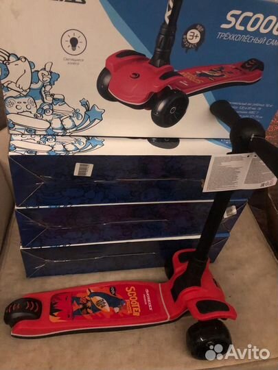 Самокат детский трехколесный новый