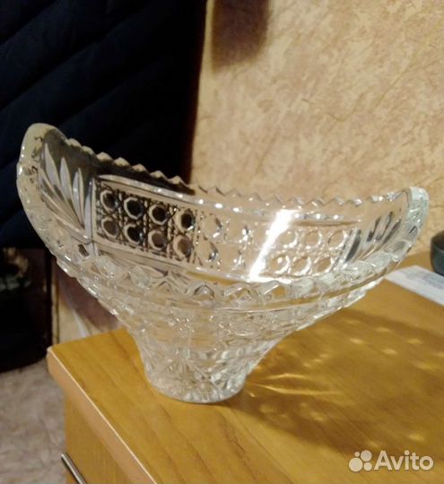 Хрустальные ладьи,салатники СССР
