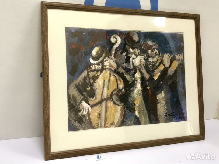 Картина Клезмеровские Музыканты Живопись Сюжетная