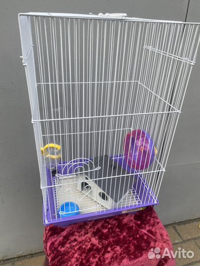Клетка-домик для хомячка.Двухэтажная