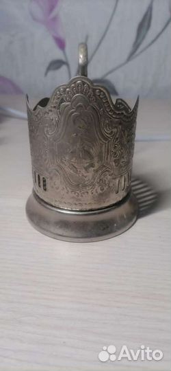 Подстаканник мельхиор (к звездам, спутник, кремль)