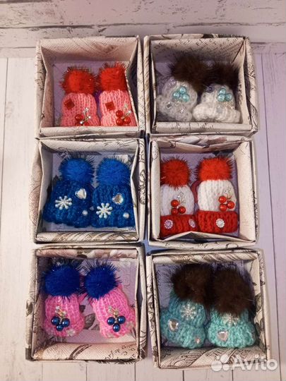 Резиночки для волос мини-шапочки