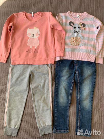 Одежда для девочки пакетом 110 116