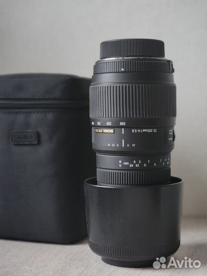Объектив sigma для nikon 70-300 mm F 4-5.6