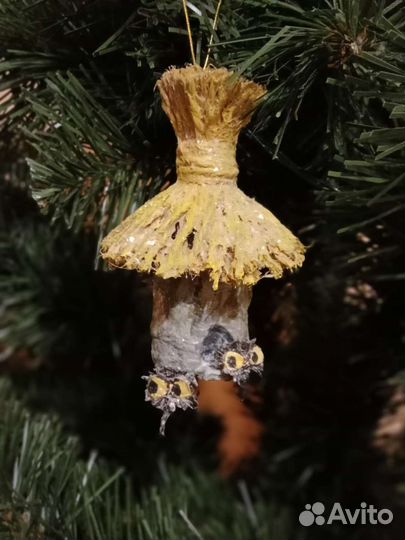 Новогодние ёлочные игрушки, ручная работа