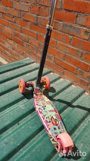Самокат детский трехколесный бу