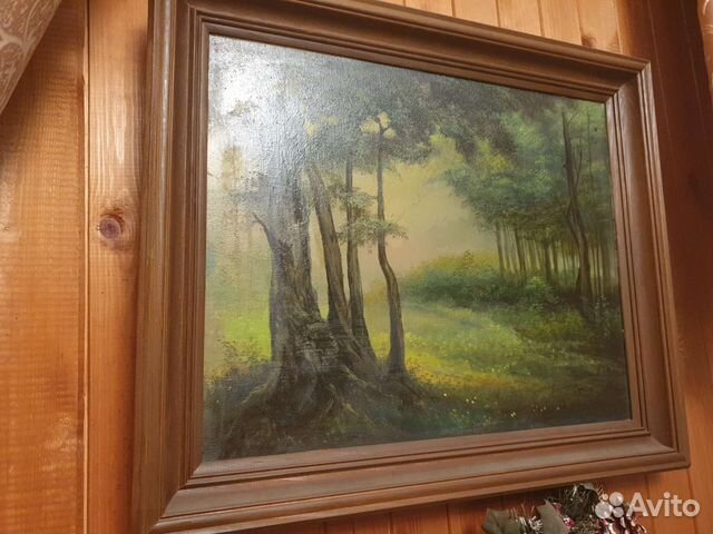 Картина маслом размер в багете 49,5 см х 60 см