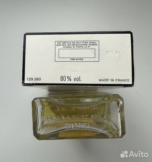 Chanel но 19 eau de parfum 100 мл винтаж
