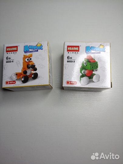 Конструктор животные 10 шт