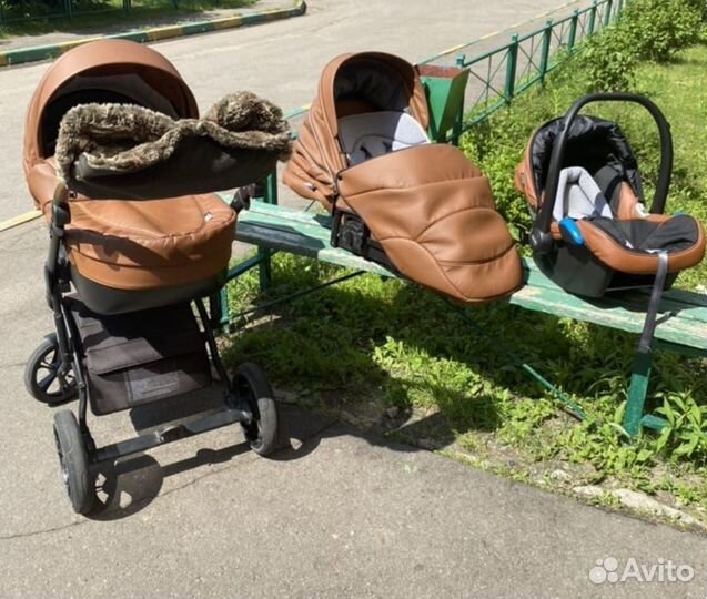 Коляска 3 в 1 roan bast soft