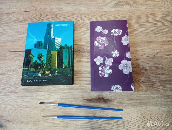 Краски для рисования, блокноты, кисточки