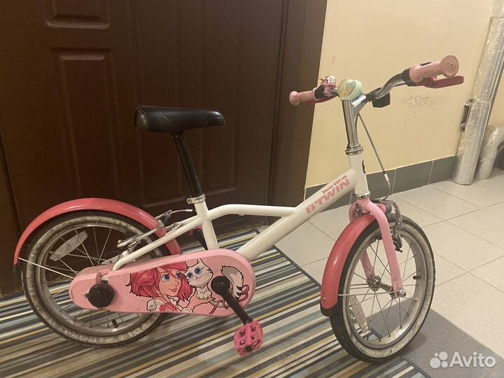 Детский велосипед btwin 16 для девочки