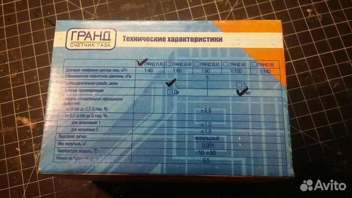 Счетчик газа Гранд