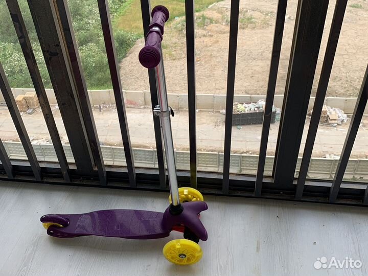 Самокат детский трехколесный бу