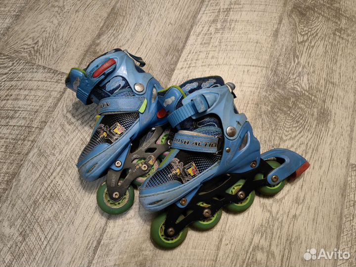 Роликовые коньки детские раздвижные