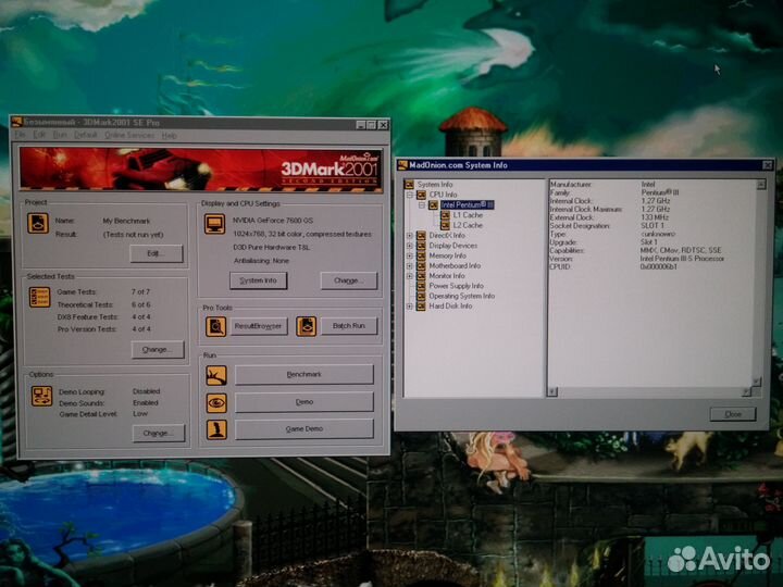 Процессор Slot1 и переходник SlotKet под Tualatin