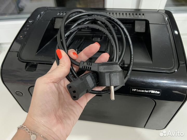 Принтер HP LaserJet Pro P1102w, ч/б