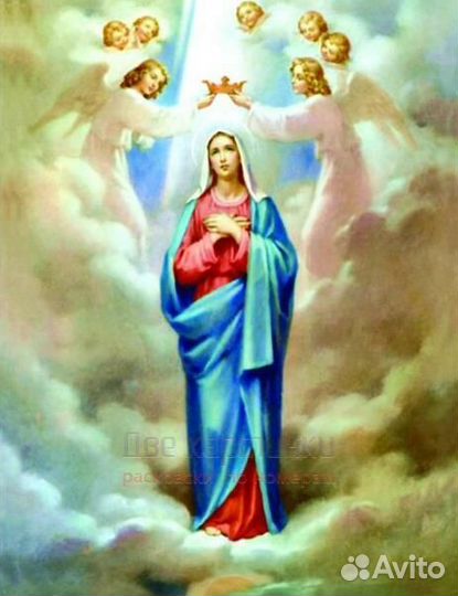 Алмазная мозаика 40x50 Ображ Божией матери