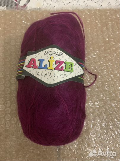 Пряжа мохер