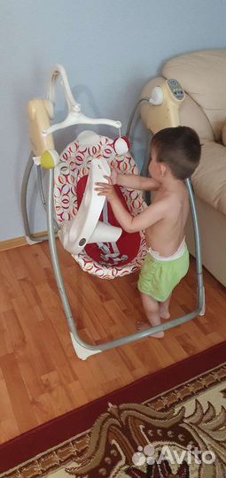 Детские электронные качели
