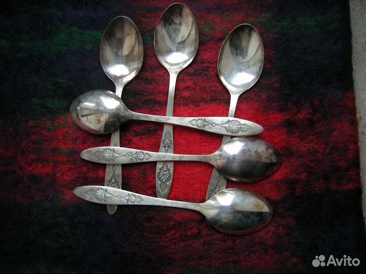 Ложки столовые мельхиор СССР