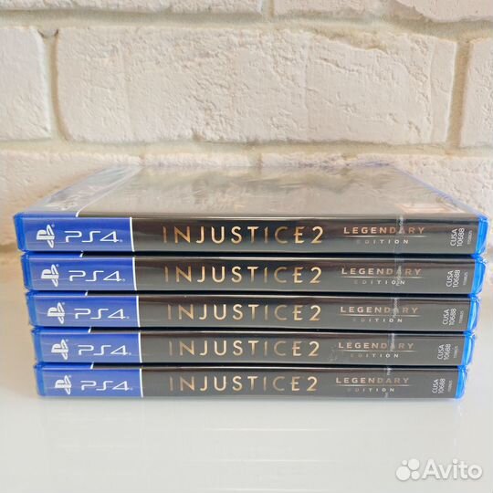 Injustice 2 Legendary Edition ps4 новые диски