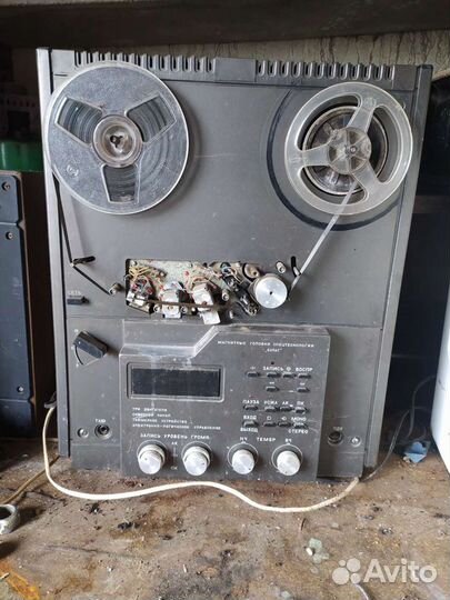 Катушечный магнитофон орбита 107