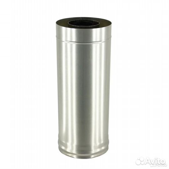 Труба-сэндвич D115/200мм L0,50м 0,5мм/0,5мм