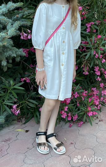 Платье летнее на девочку 140