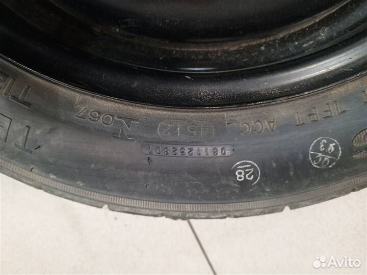 Запасное колесо (докатка) Kia Ceed 2012-2018