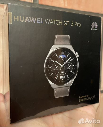 Huawei Watch GT 3 Pro кожаный ремешок Серые