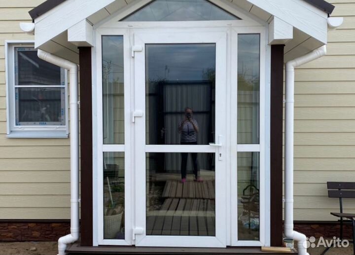 Входная группа, окна пвх