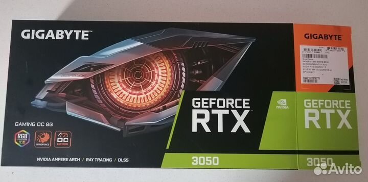 Видеокарта rtx 3050