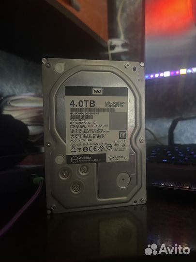 Жесткий диск 3,5 4TB WD4004fzwx