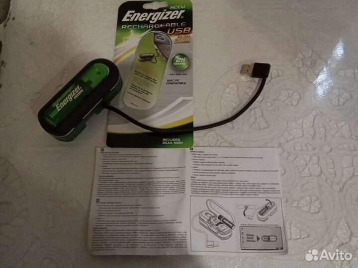 Rechargeable USB зарядное устройство, новое