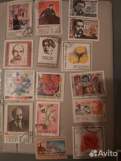 Марки гашеные новые