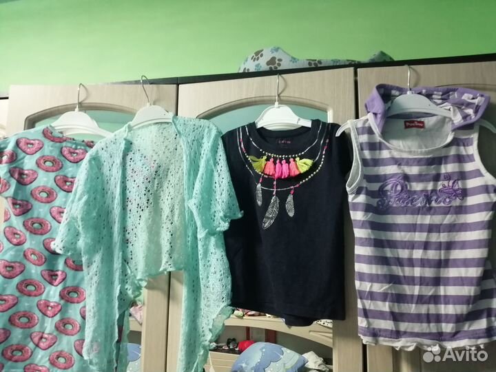 Вещи на девочку 104-116см