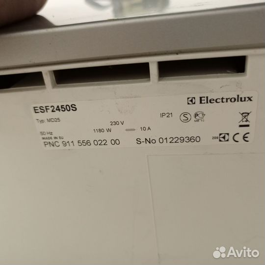 Посудомоечная машина electrolux ESF 2450S