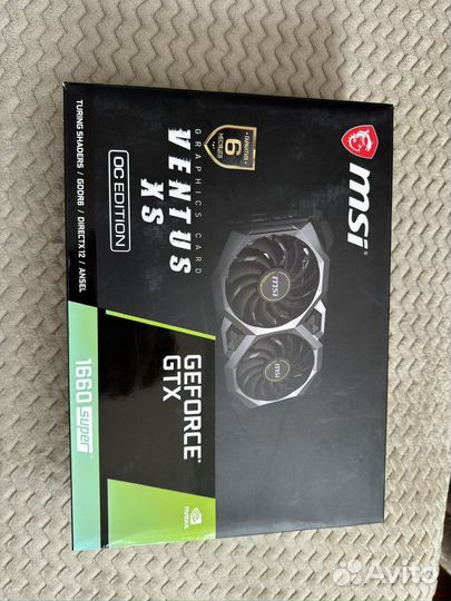 Видеокарта MSI GeForce GTX 1660 Super Ventus XS OC