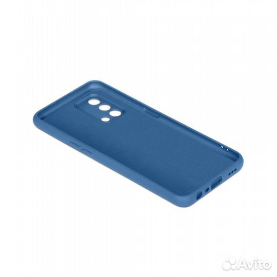 Силиконовый чехол с микрофиброй для Oppo A74 (4G)