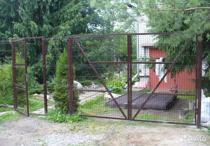 Забор из 3D сетки быстро работа по договору