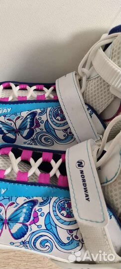 Коньки детские раздвижные 34 37 Nordway