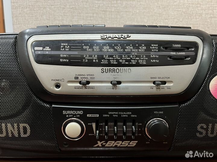 Магнитофон sharp wq 730 z