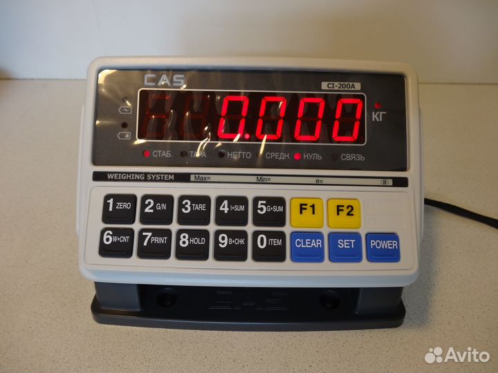 Весовой индикатор CAS CI-200A