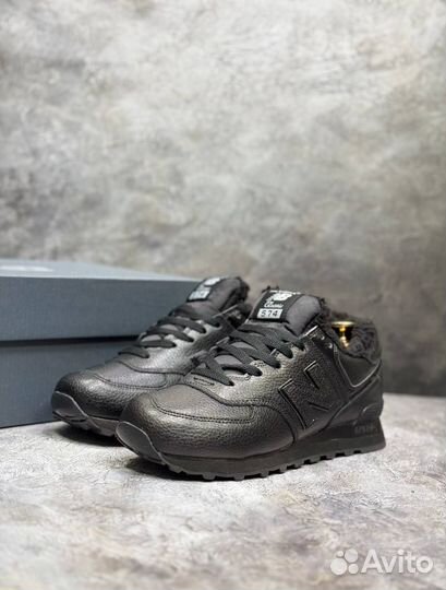 Кроссовки new balance 574 зимние