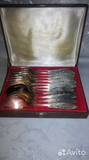Набор столовых приборов мельхиор СССР